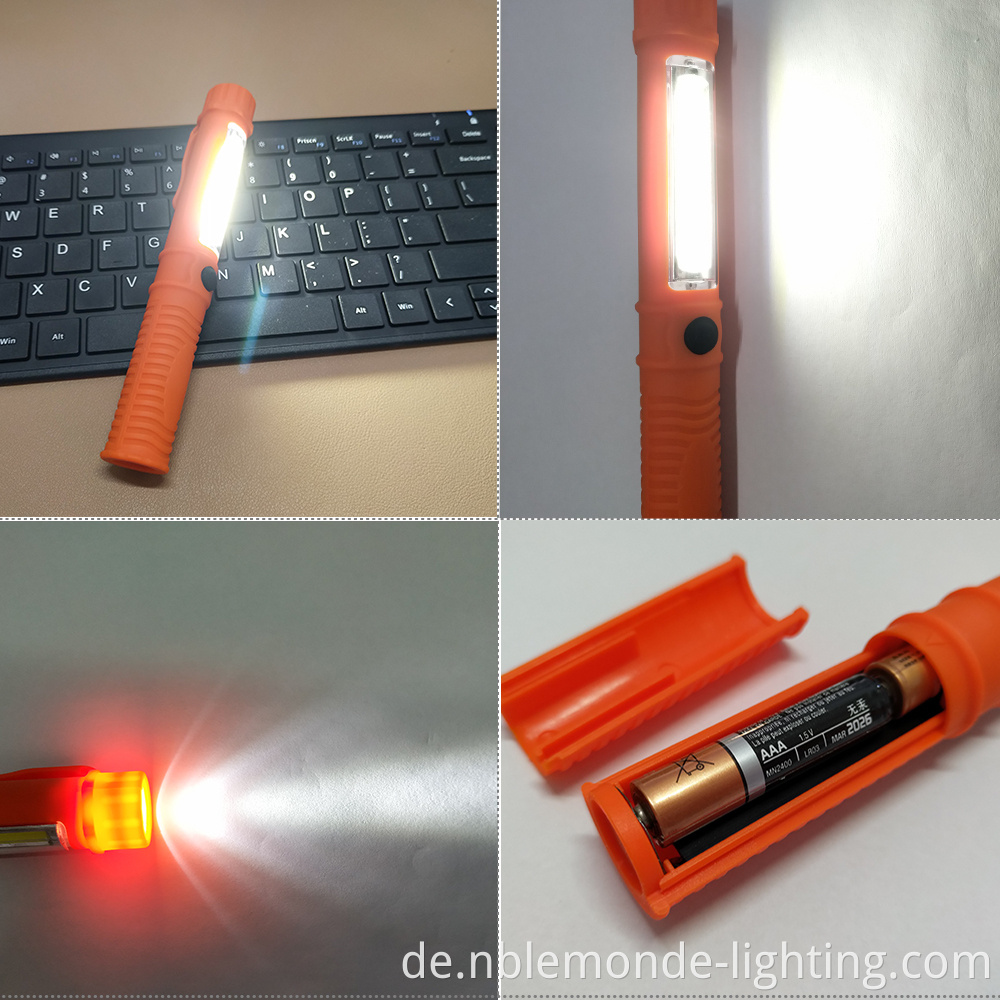  plastic led flashlight